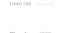 Desktop Screenshot of etsukooide.com
